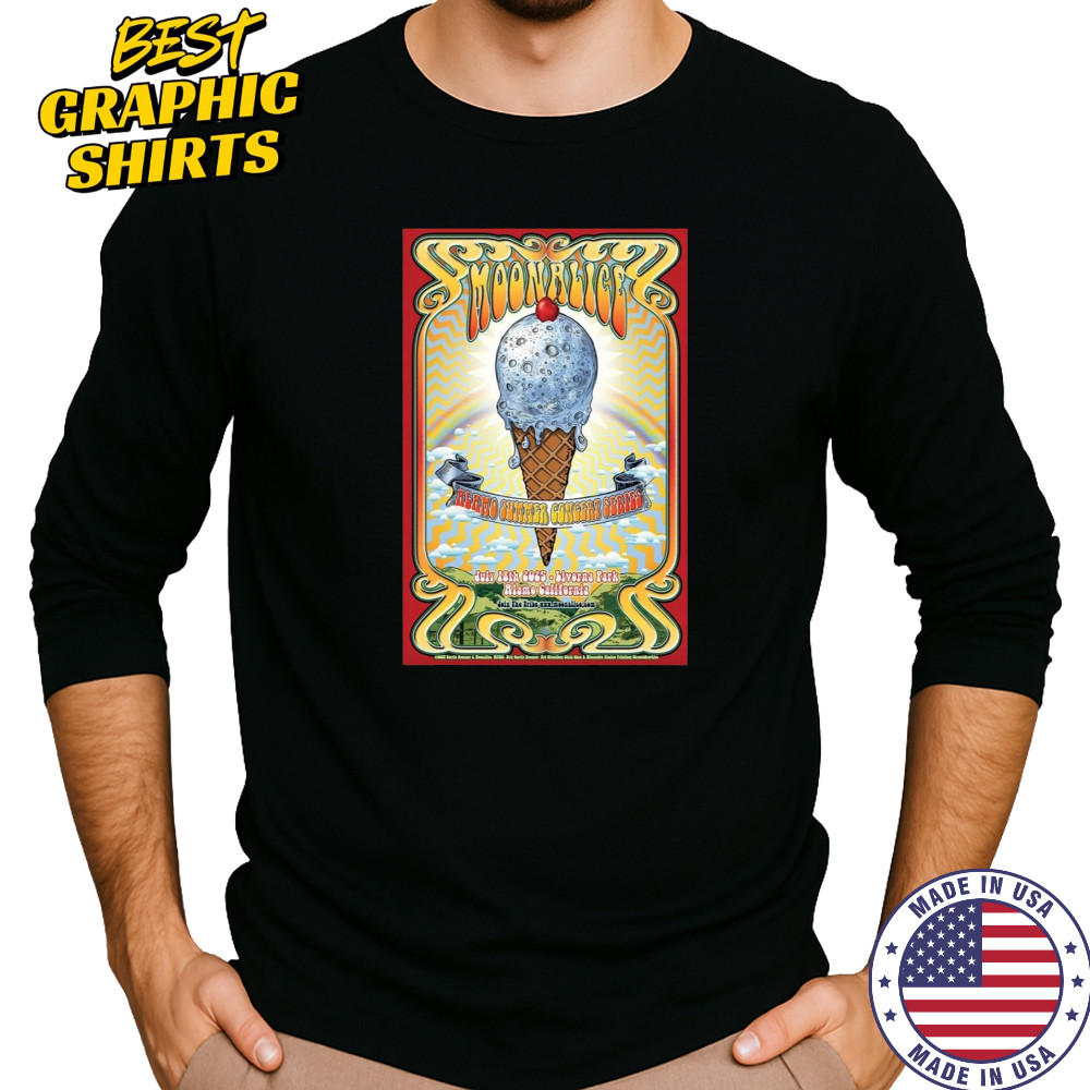 Moonalice Livorna Park Alamo CA July 18 2025 Poster Shirt Long Sleeved