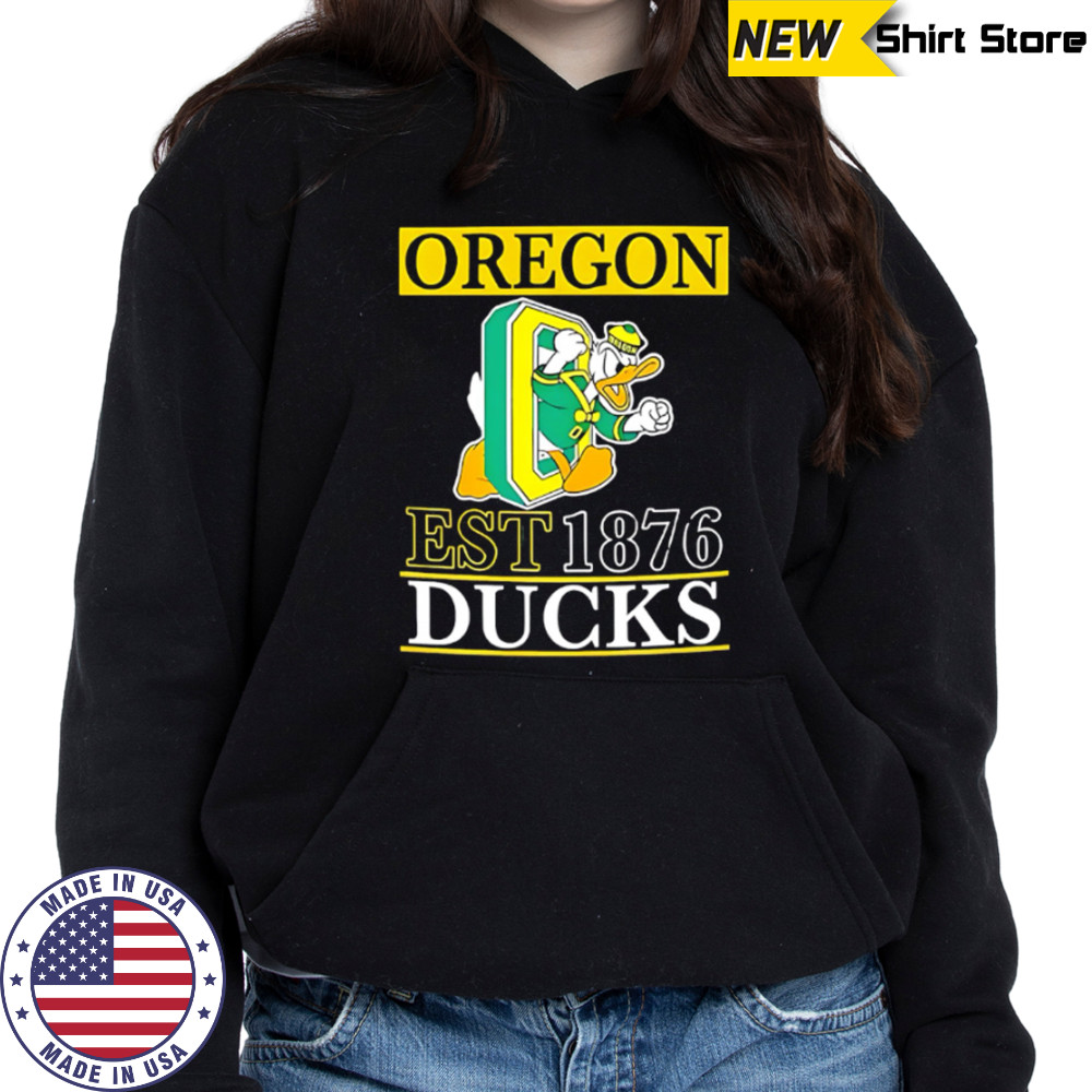 Oregon Ducks est 1876 shirt Hoodie