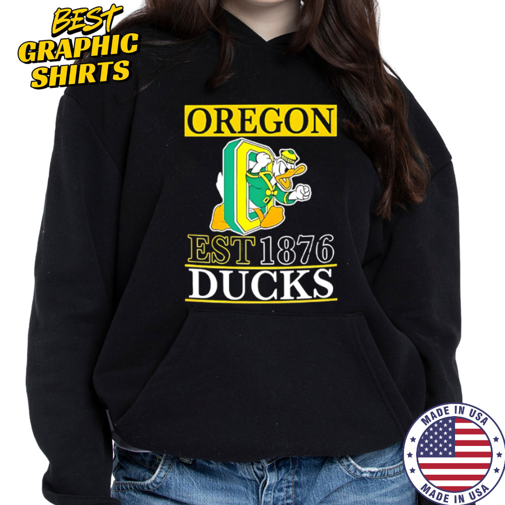 Oregon Ducks est 1876 shirt Hoodie