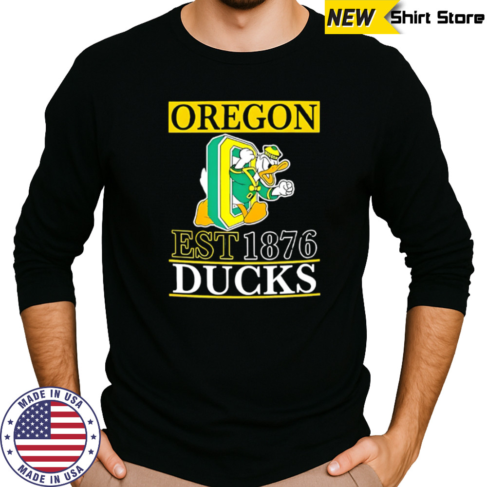 Oregon Ducks est 1876 shirt Long Sleeved