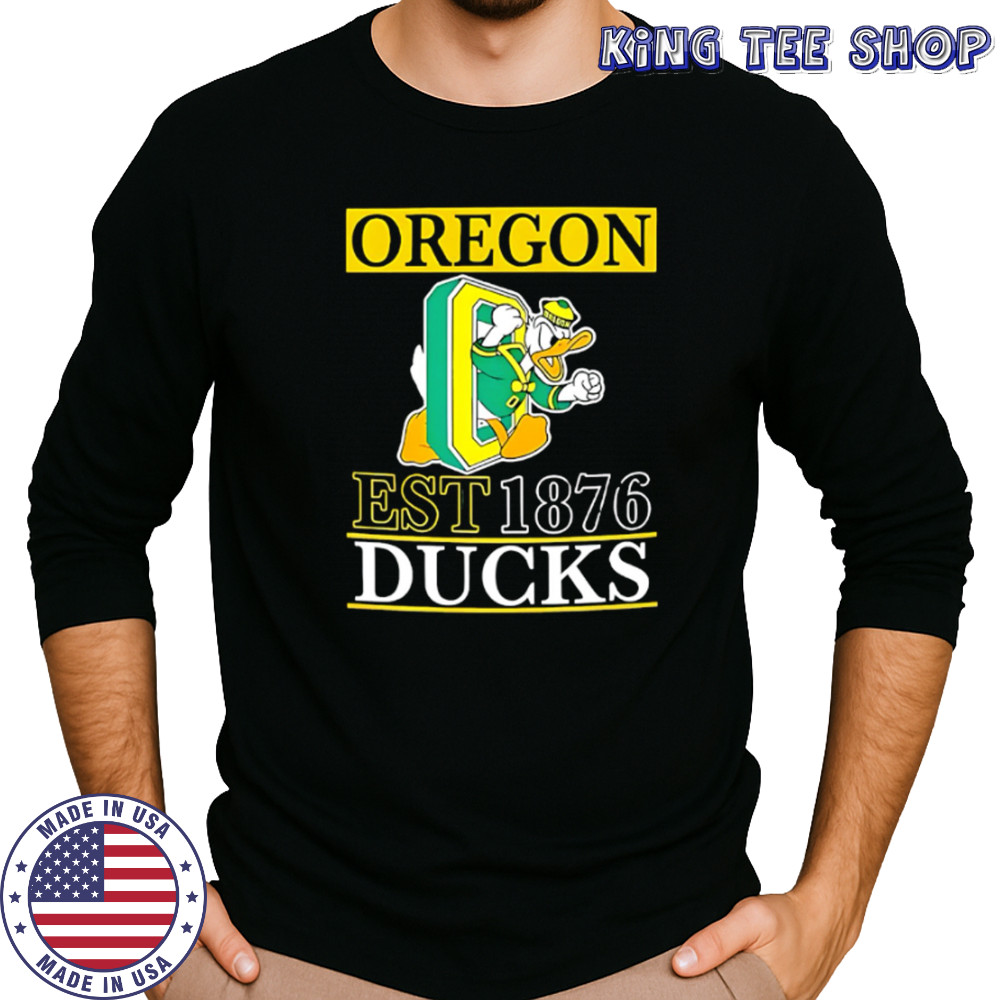 Oregon Ducks est 1876 shirt Long Sleeved