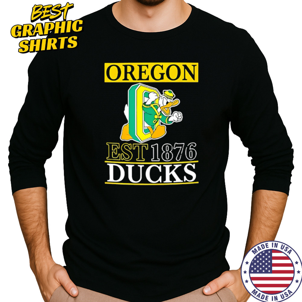 Oregon Ducks est 1876 shirt Long Sleeved