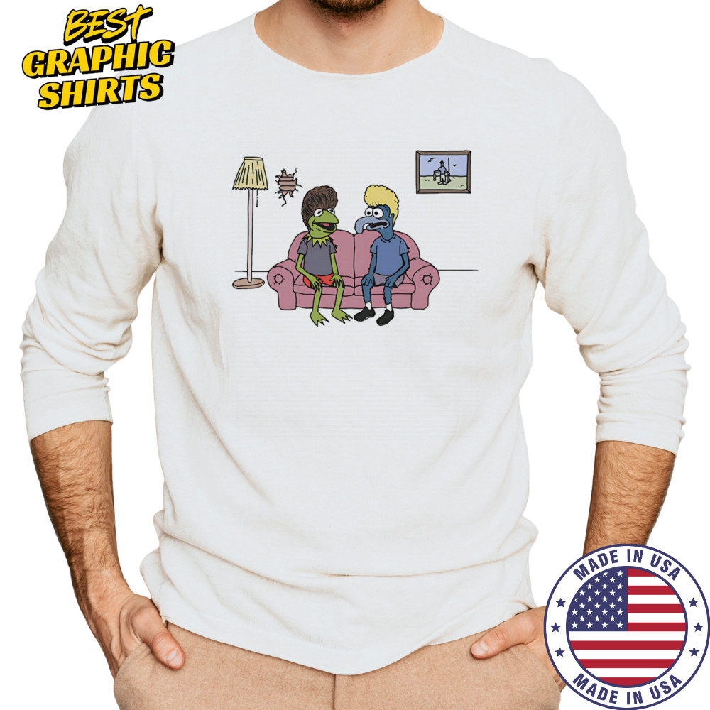 Potent Frog cartoon shirt Long Sleeved