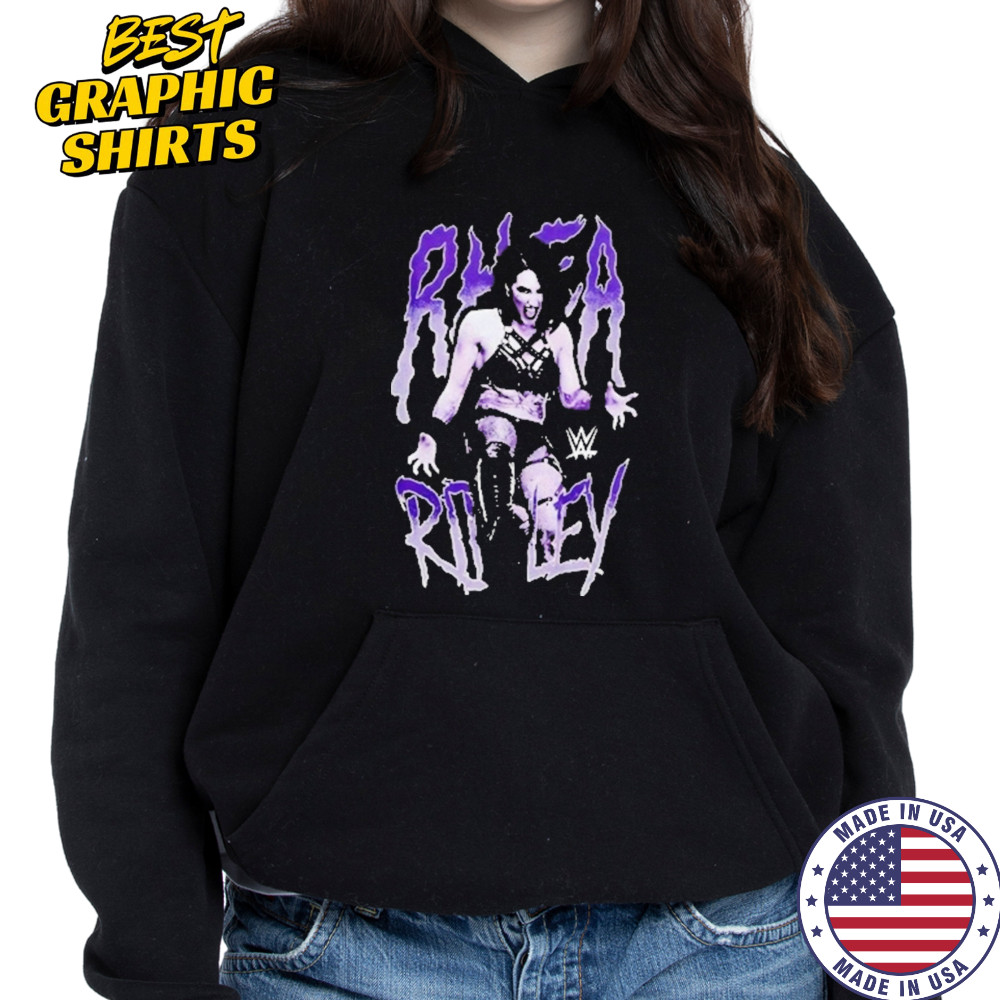 Rhea Ripley Kicking Portrait Girls Shirt Hoodie