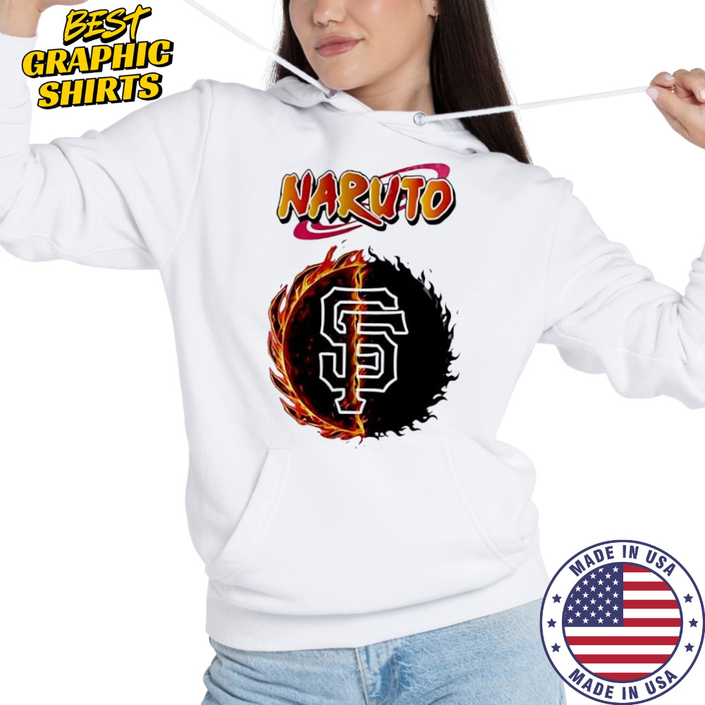 San francisco giants mlb collab naruto and sasuke 2025 baseball shirt Hoodie