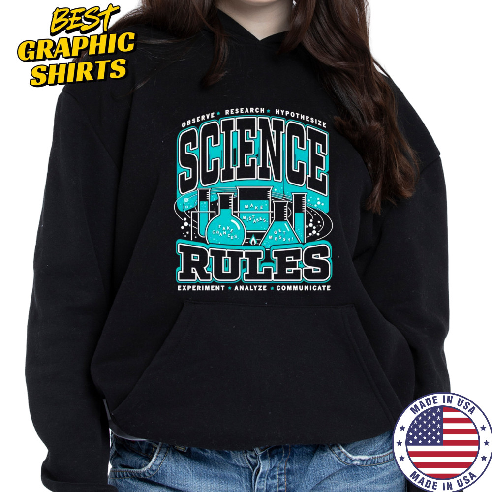 Science Rules Max Collegiate shirt Hoodie