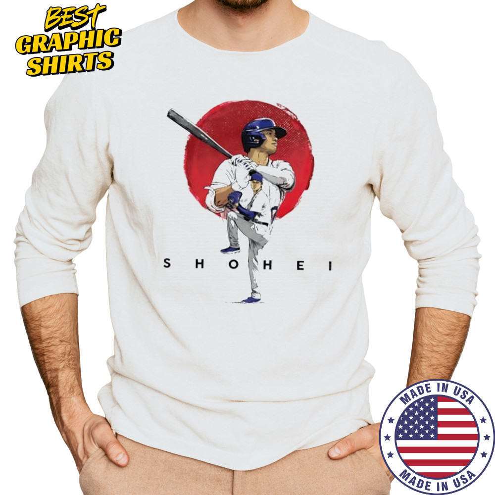 Shohei Sun Los Angeles Baseball Shohei Ohtani shirt Long Sleeved