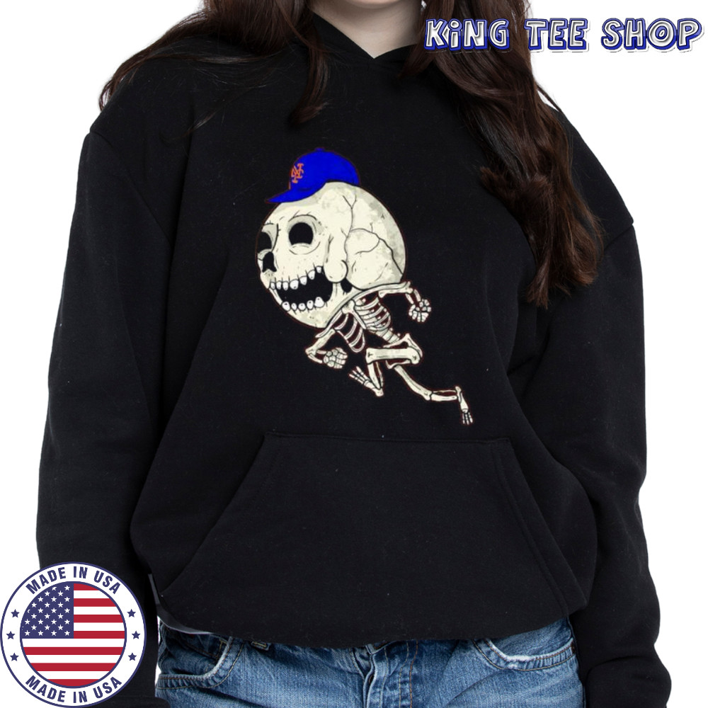 Skeleton Mr. Met shirt Hoodie