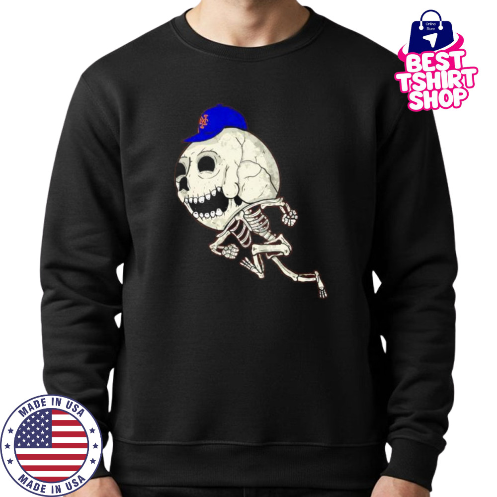 Skeleton Mr. Met shirt Sweatshirt