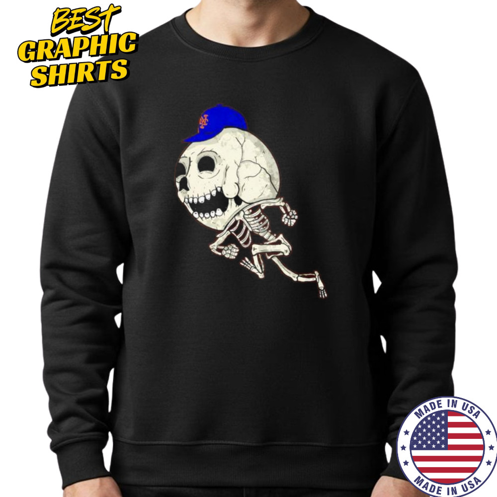 Skeleton Mr. Met shirt Sweatshirt