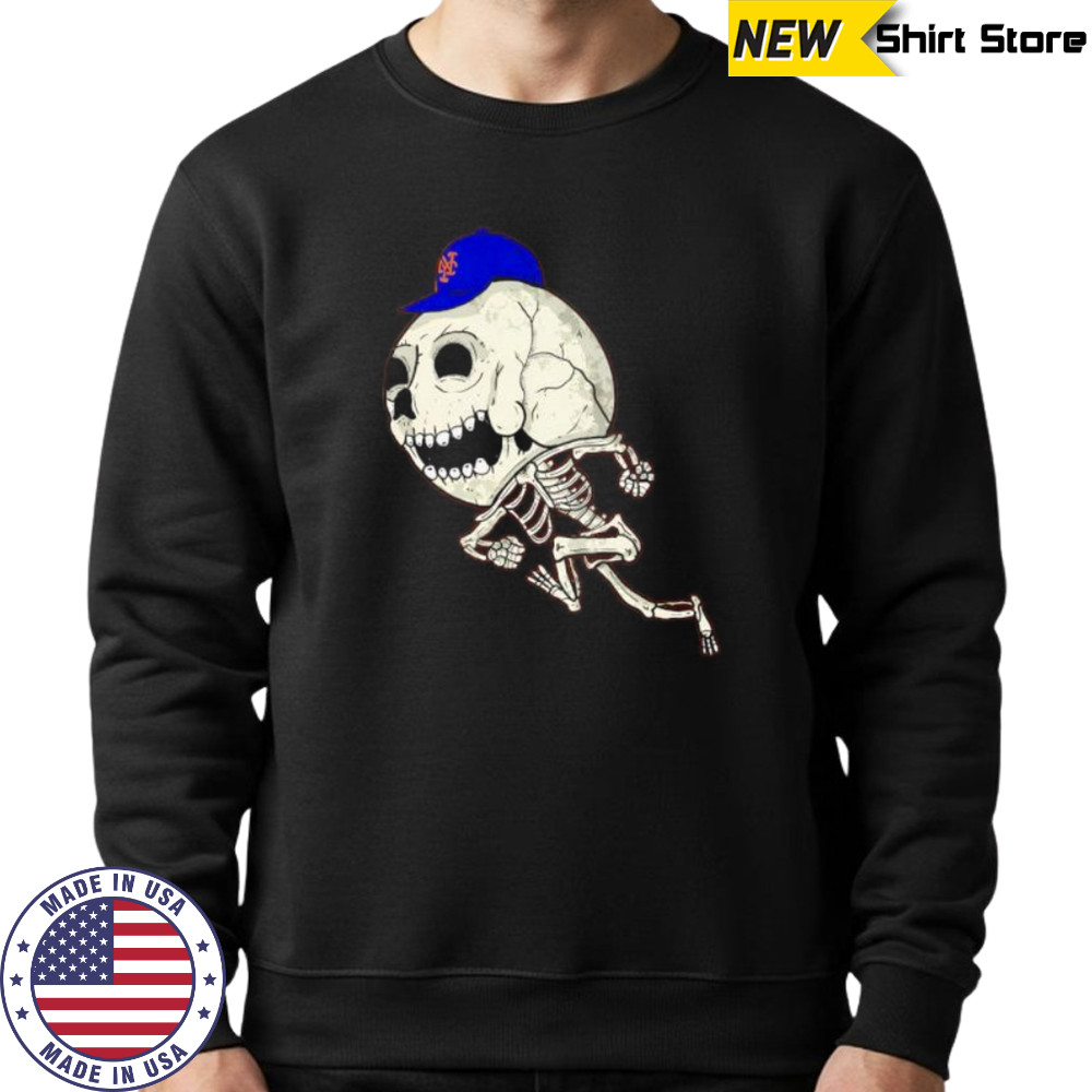 Skeleton Mr. Met shirt Sweatshirt