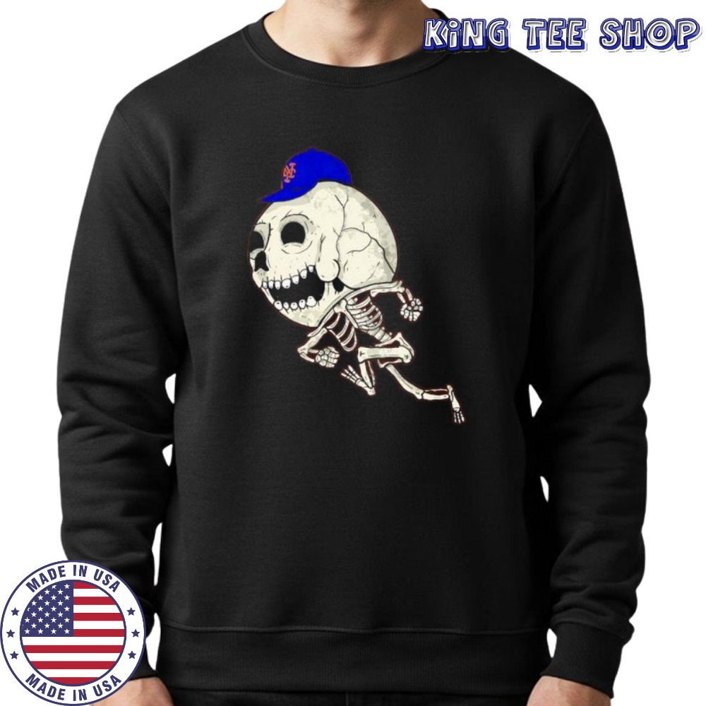 Skeleton Mr. Met shirt Sweatshirt