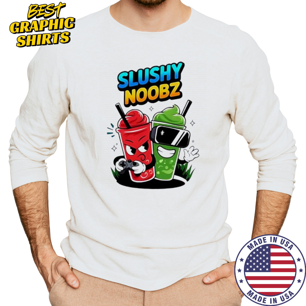 Slushy Noobz Martin and Hamzah Gamer shirt Long Sleeved