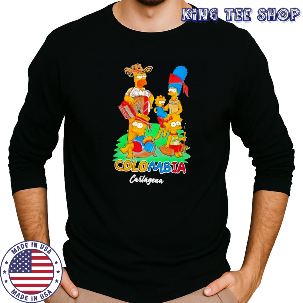 The Simpsons Columbia Cartagena shirt Long Sleeved