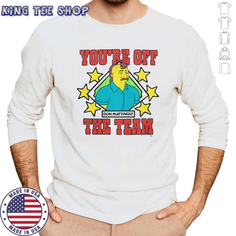 The Simpsons Don Mattingly You’re Off The Team T-Shirt Long Sleeved