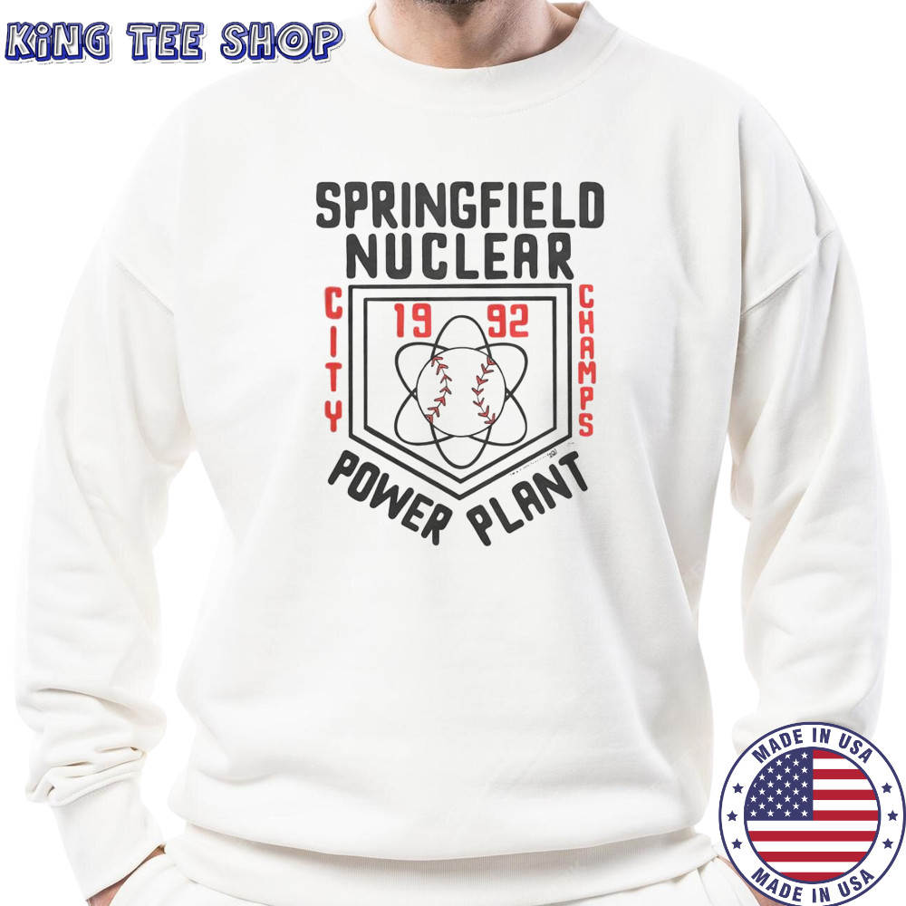 The Simpsons Springfield Nuclear Power Plant City Champs T-Shirt Sweatshirt