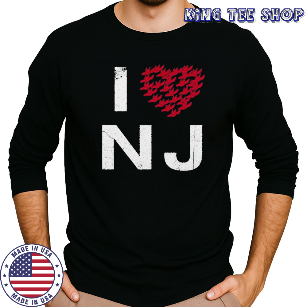 Thursday I Love NJ Shirt Long Sleeved