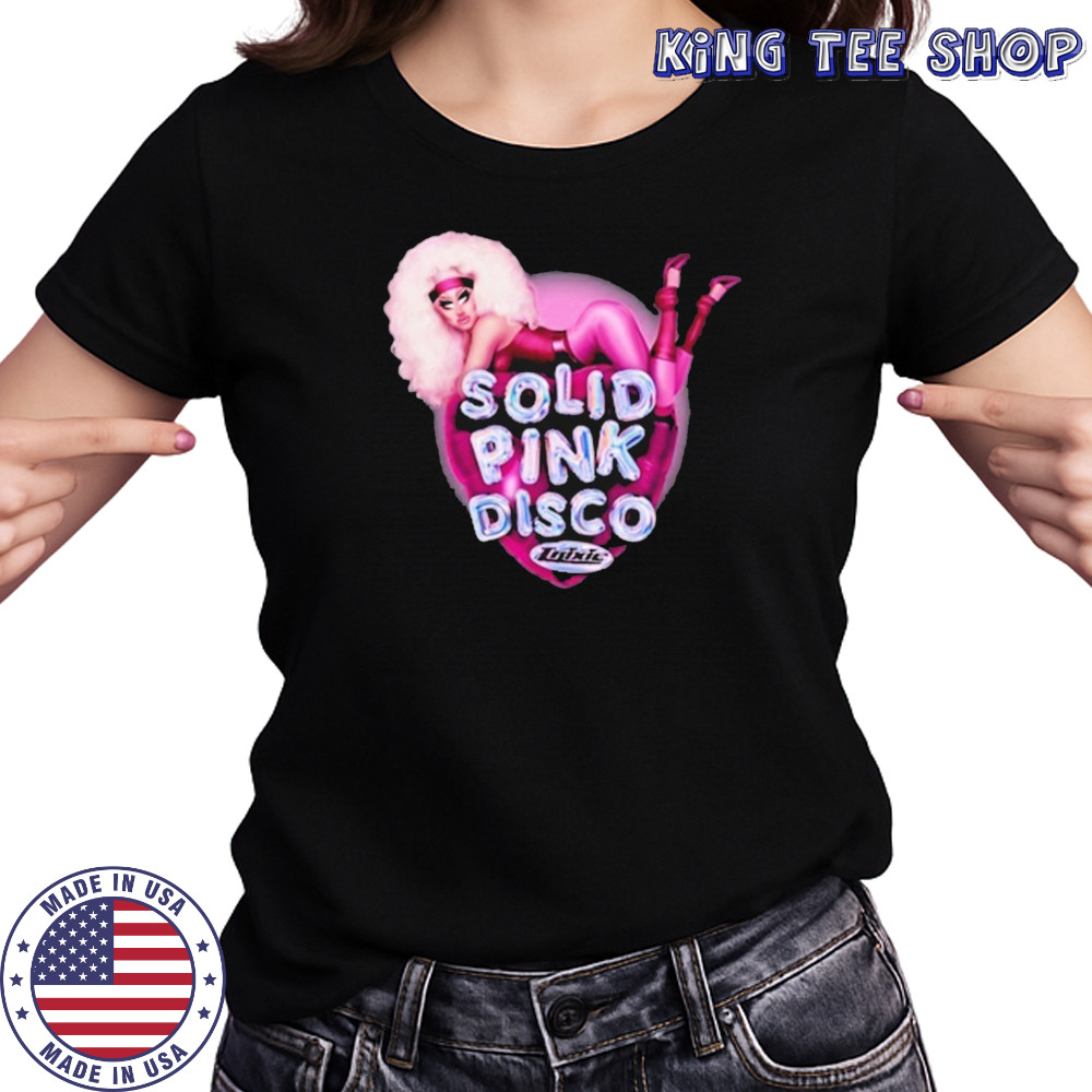 Trixie Mattel Solid Pink Disco Balloon Heart Shirt Women's T-shirt