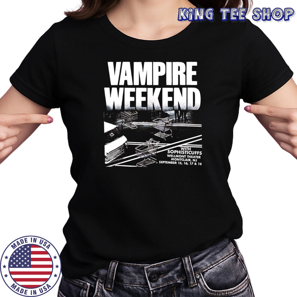 Vampire weekend with Sophisticuffs Wellmont theater Montclair shirt Women's T-shirt