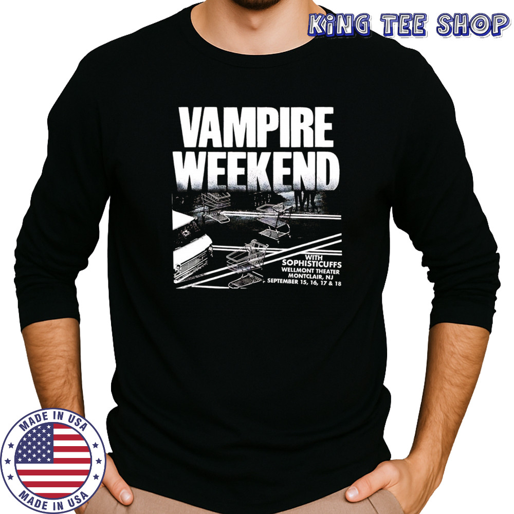 Vampire weekend with Sophisticuffs Wellmont theater Montclair shirt Long Sleeved