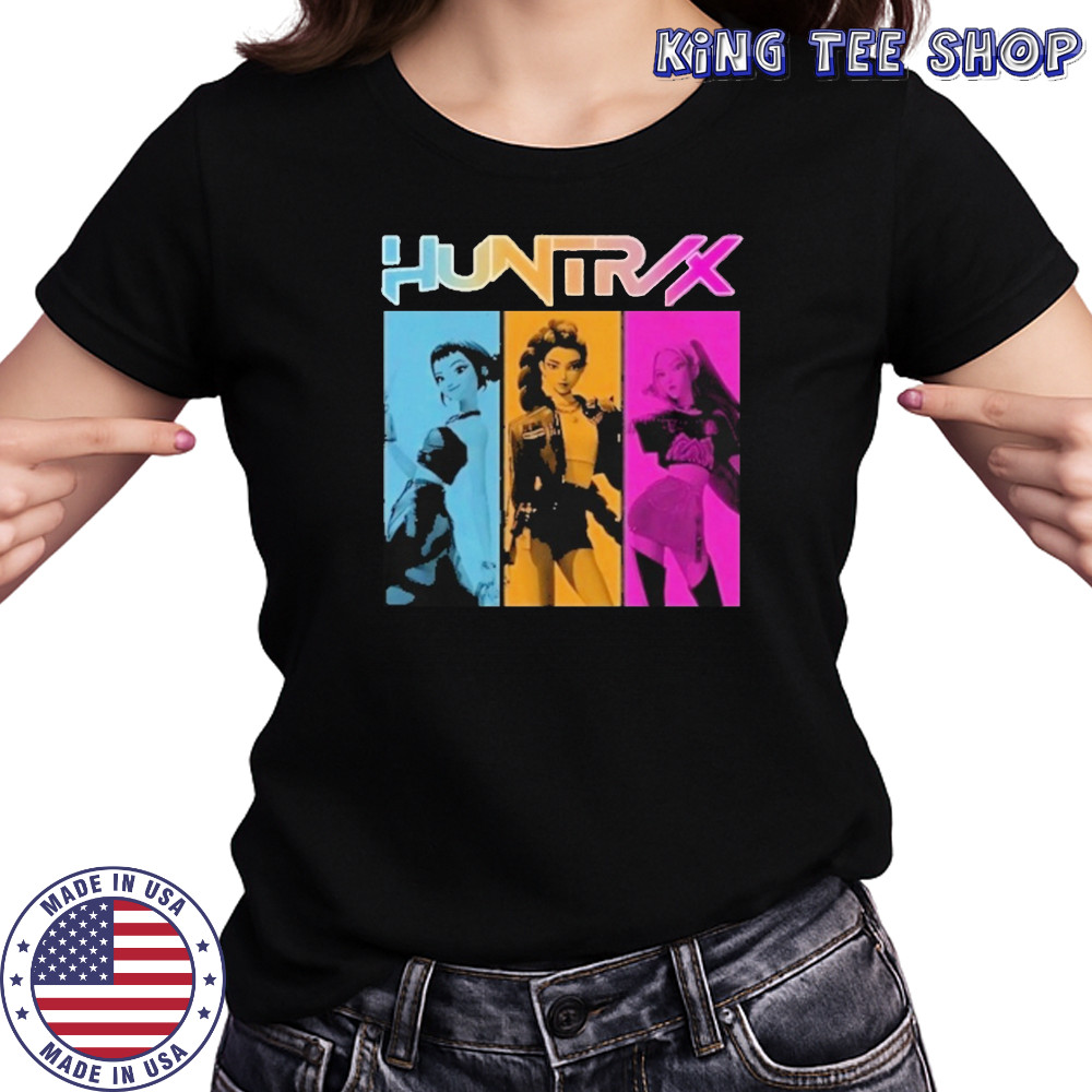 Vintage Huntrix Girls Kpop Demon Hunters Shirt Women's T-shirt