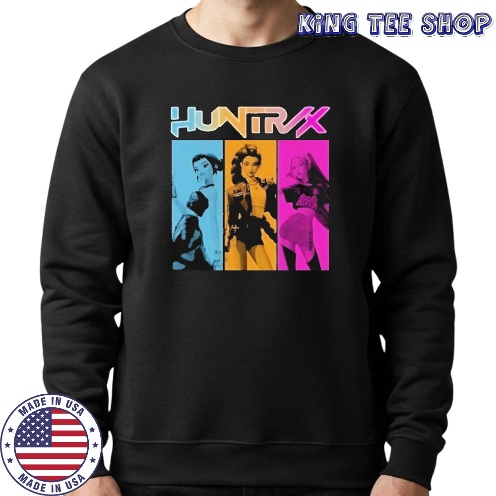 Vintage Huntrix Girls Kpop Demon Hunters Shirt Sweatshirt