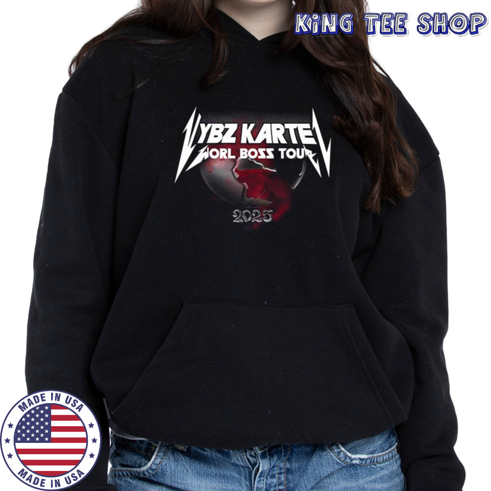 Vybz Kartel Worl Boss Tour 25 Shirt Hoodie