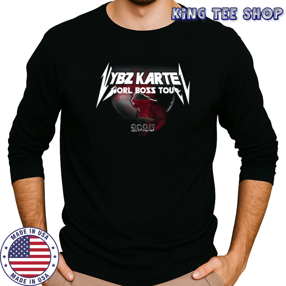Vybz Kartel Worl Boss Tour 25 Shirt Long Sleeved
