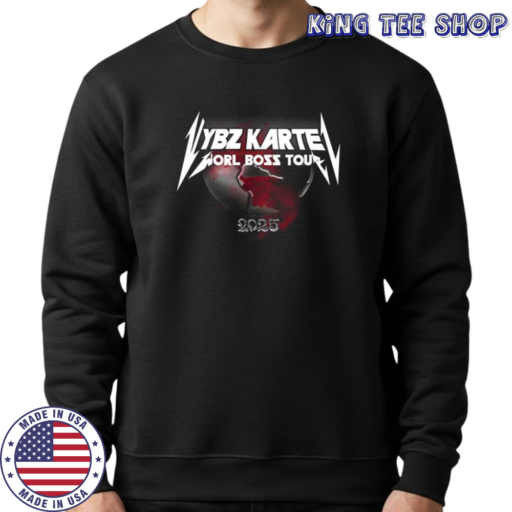 Vybz Kartel Worl Boss Tour 25 Shirt Sweatshirt