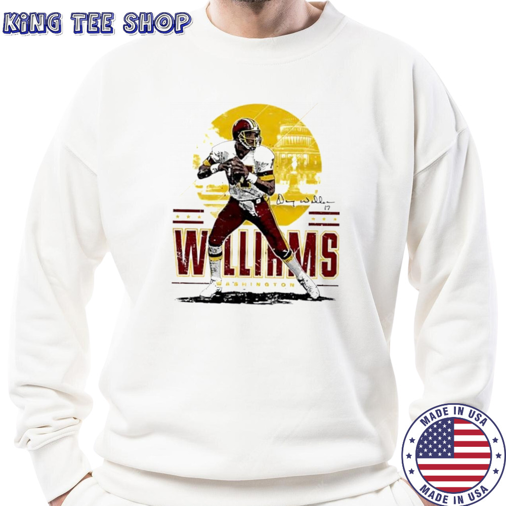 Washington Throwbacks Doug Williams Player Skyline shirt Sweatshirt