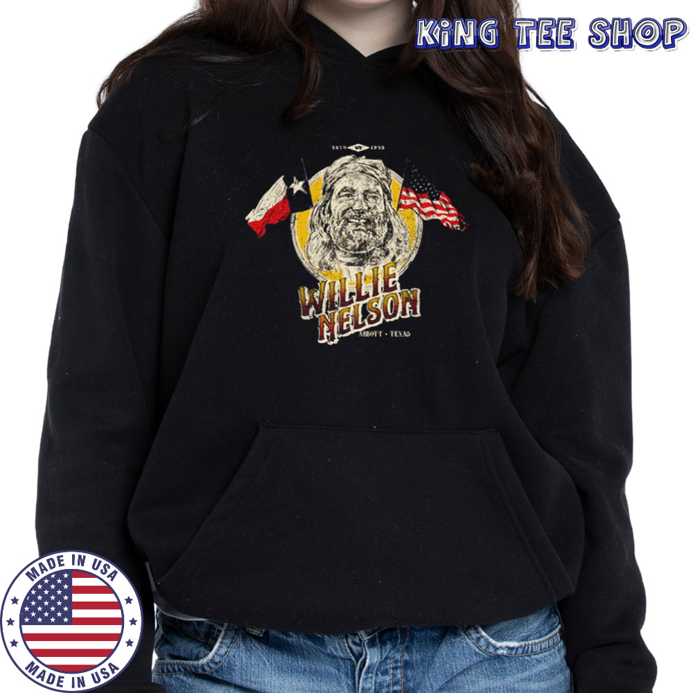 Willie Nelson Flag Portrait Shirt Hoodie
