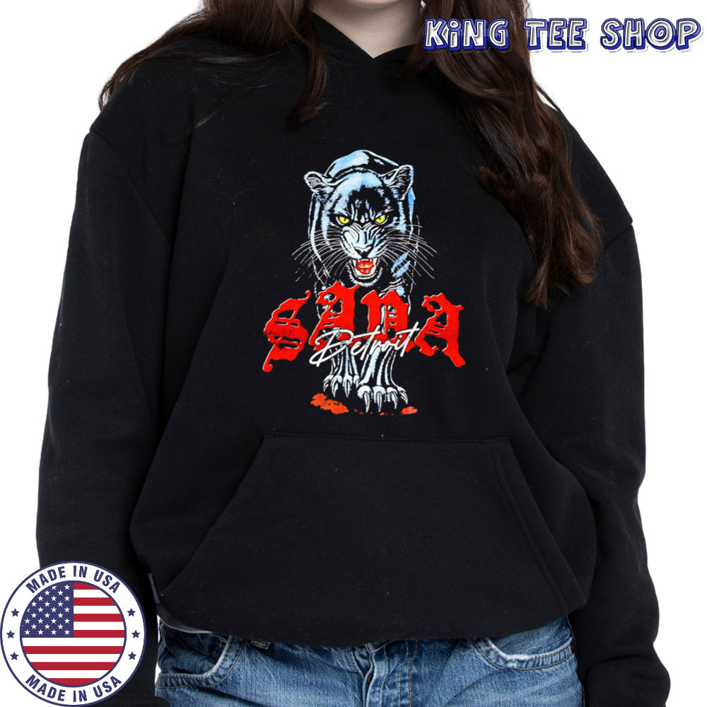 Wolf Black Sana Detroit shirt Hoodie