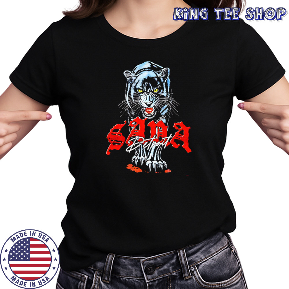 Wolf Black Sana Detroit shirt Women's T-shirt