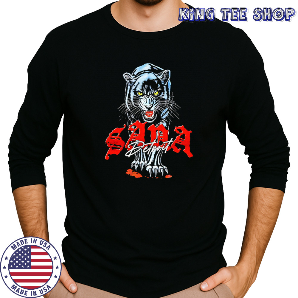 Wolf Black Sana Detroit shirt Long Sleeved