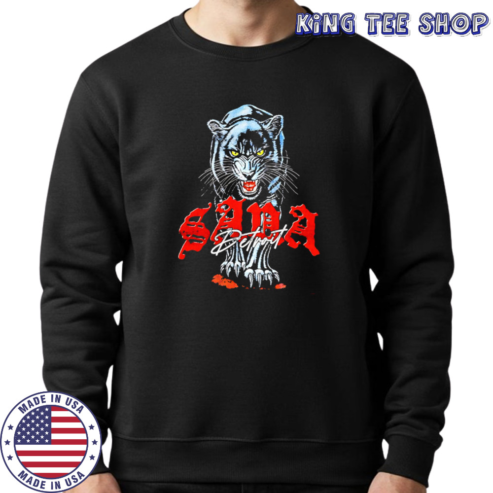 Wolf Black Sana Detroit shirt Sweatshirt