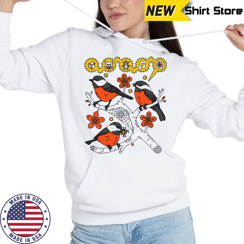 Bird Collective Chickadee T-shirt Hoodie