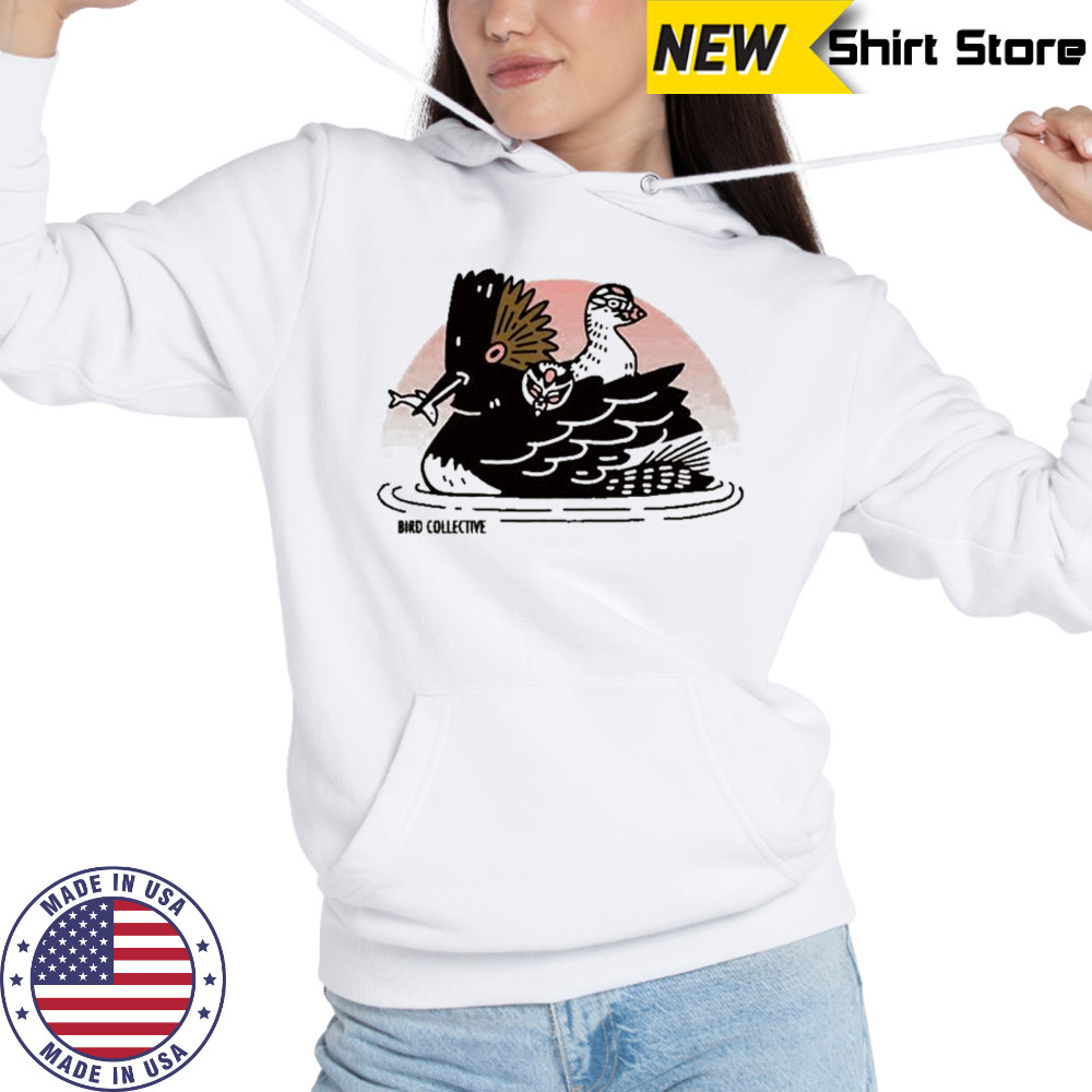Bird Collective Eared Grebe T-shirt Hoodie