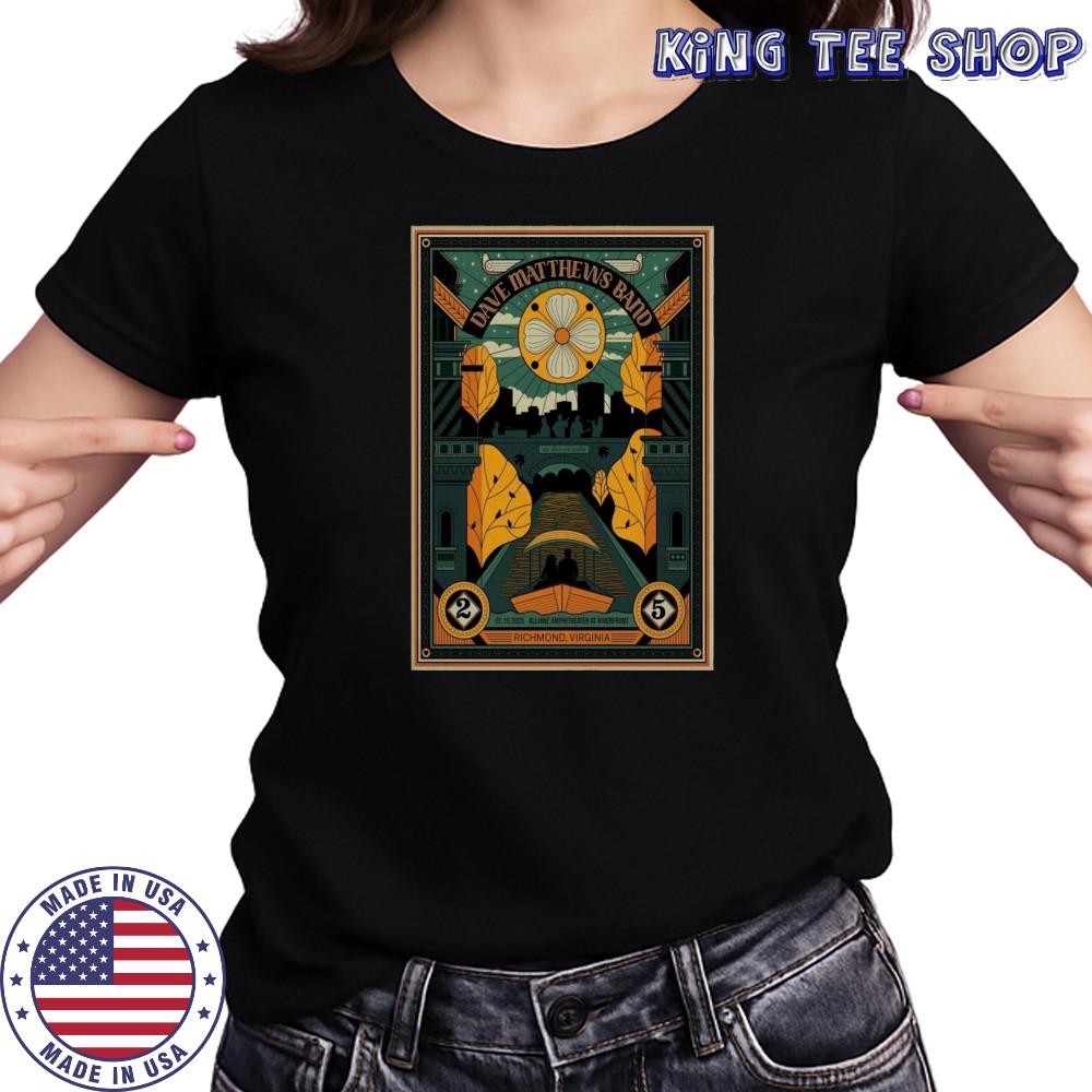Dave Matthews Band 7-15-2025 Richmond VA Poster T-Shirt Women's T-shirt