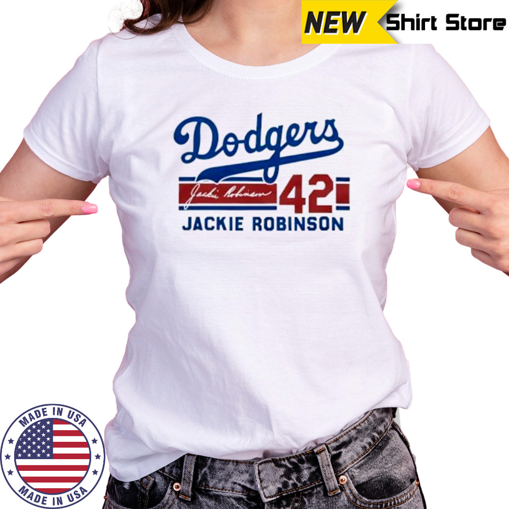 Dodgers Jackie Robinson 42 Signature shirt Women's T-shirt