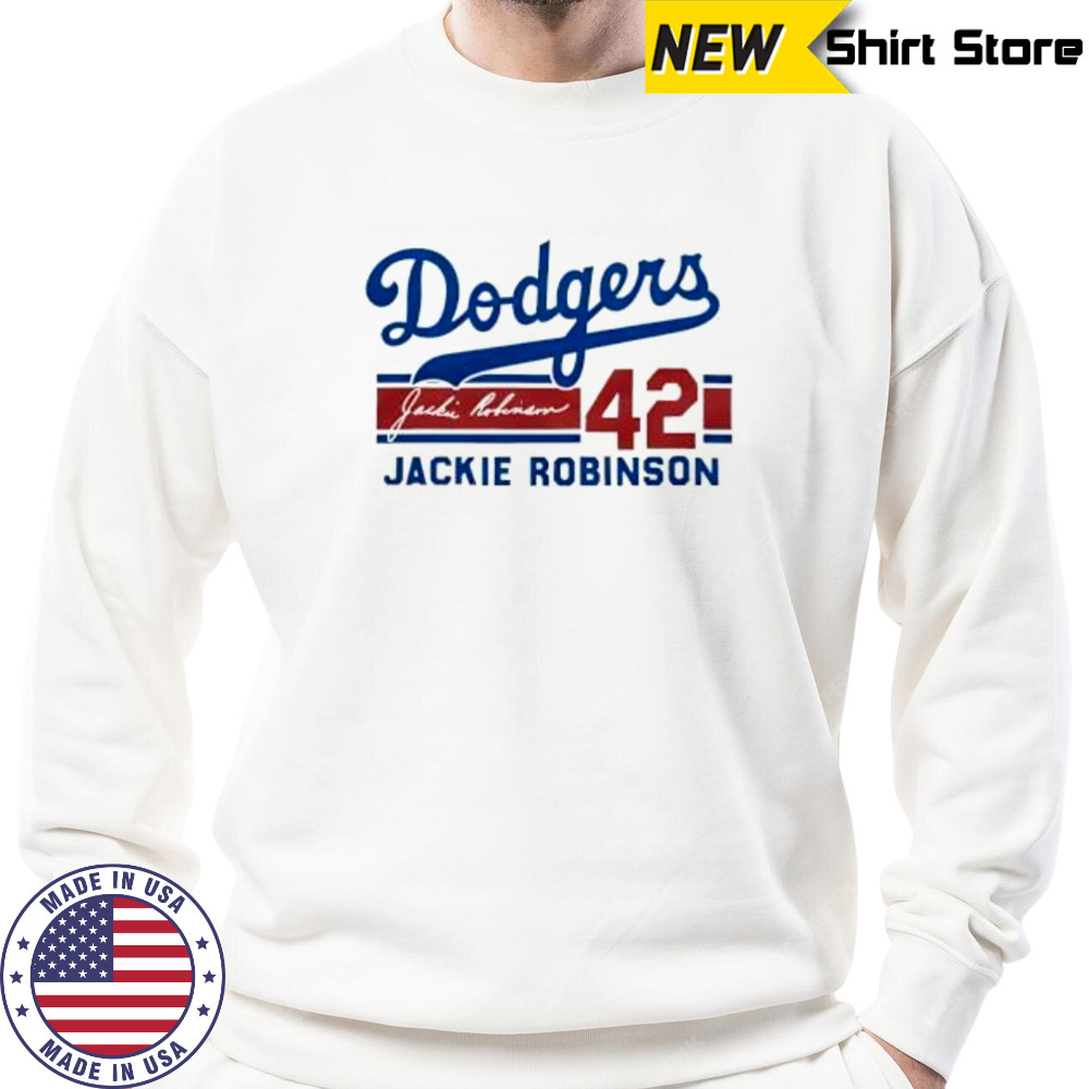 Dodgers Jackie Robinson 42 Signature shirt Sweatshirt