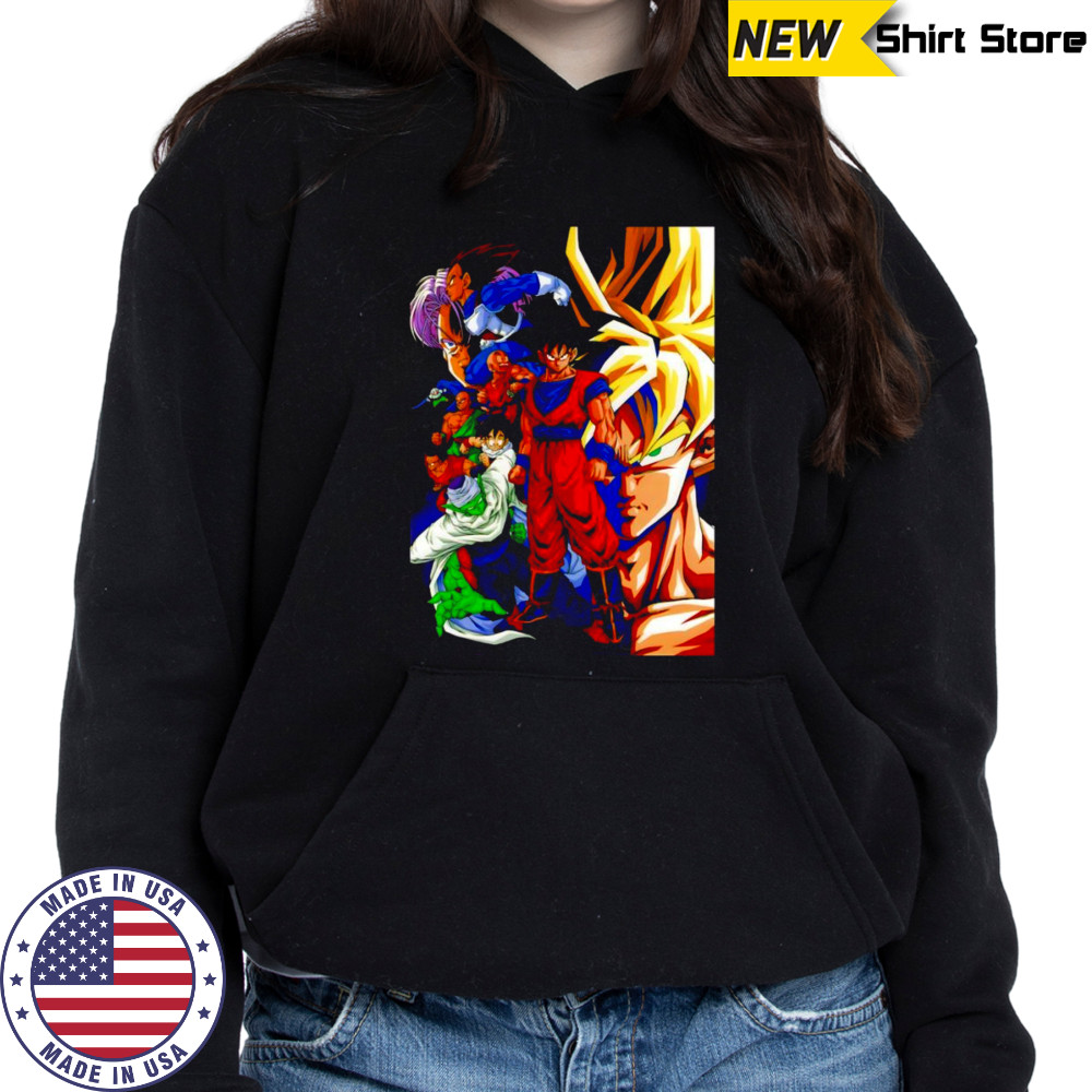 Dragon Ball Z Shitajiki Goku shirt Hoodie