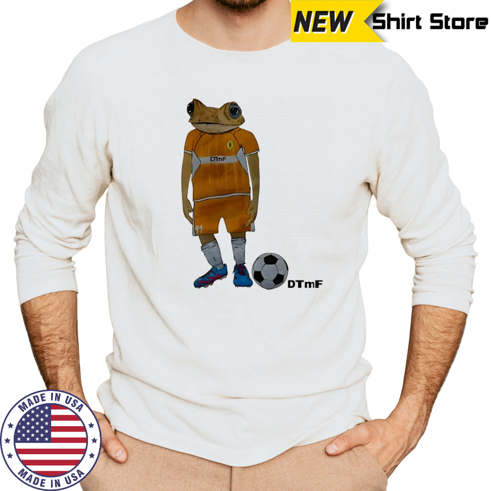 DTmF Concho futbol frog shirt Long Sleeved