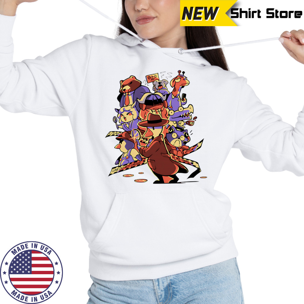Duck Detective cartoon shirt Hoodie