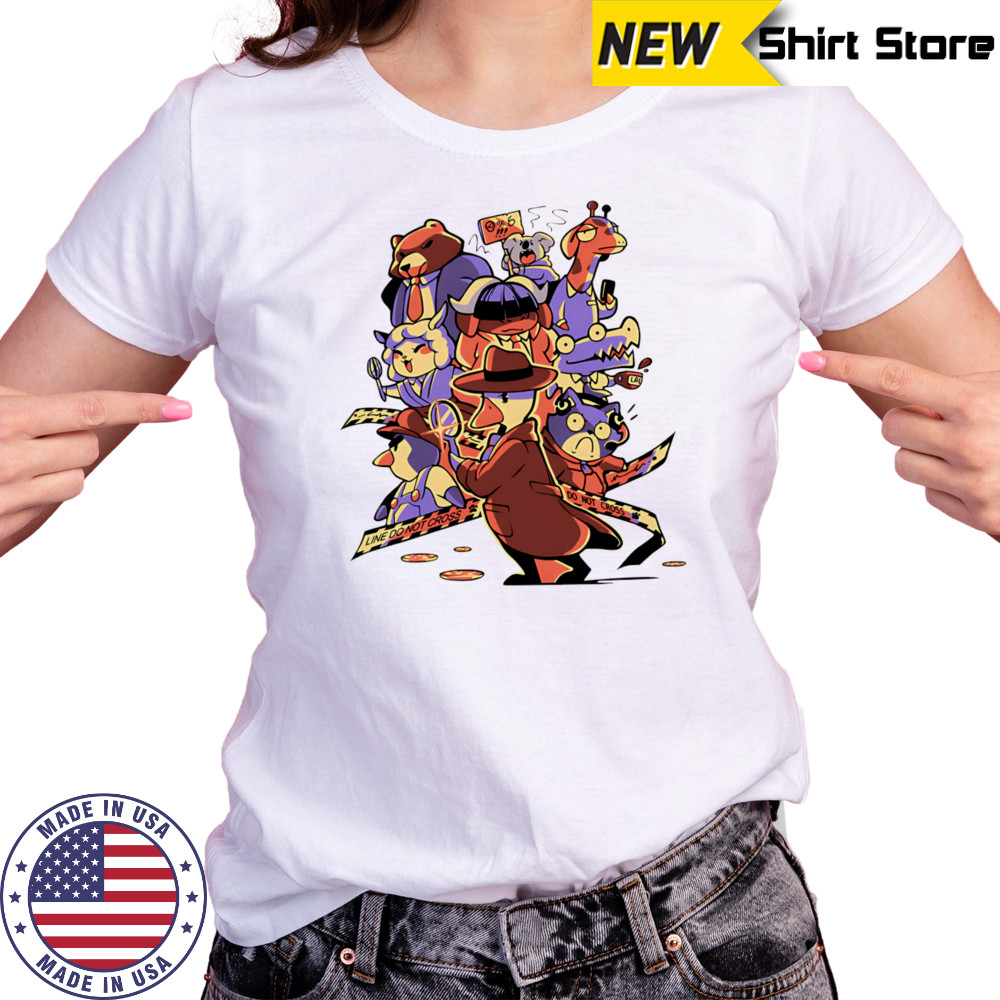 Duck Detective cartoon shirt Women's T-shirt