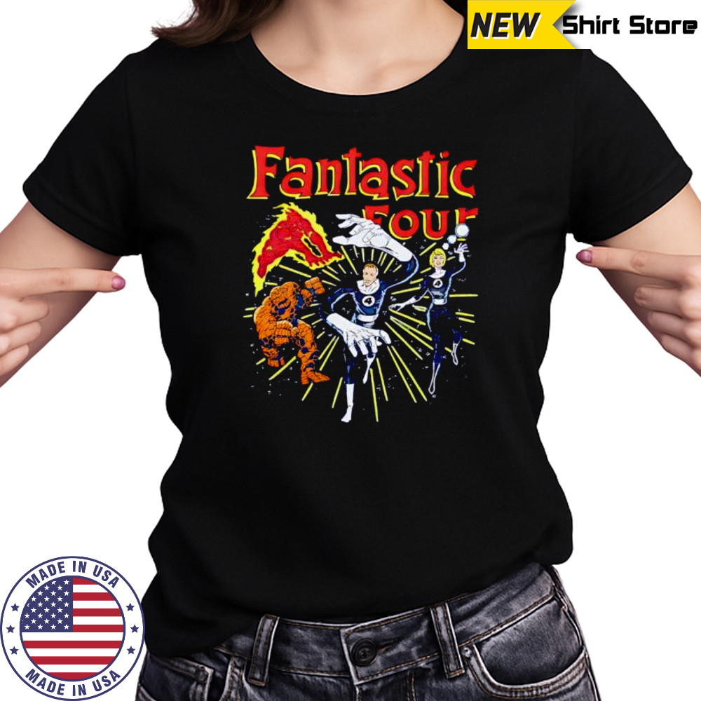 Fantastic Four Characters cartoon shirt Women's T-shirt