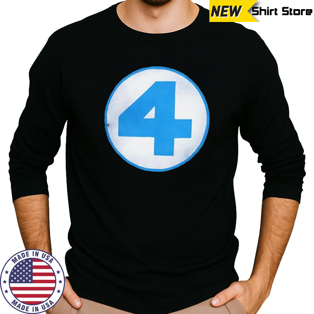 Fantastic Four Logo retro shirt Long Sleeved