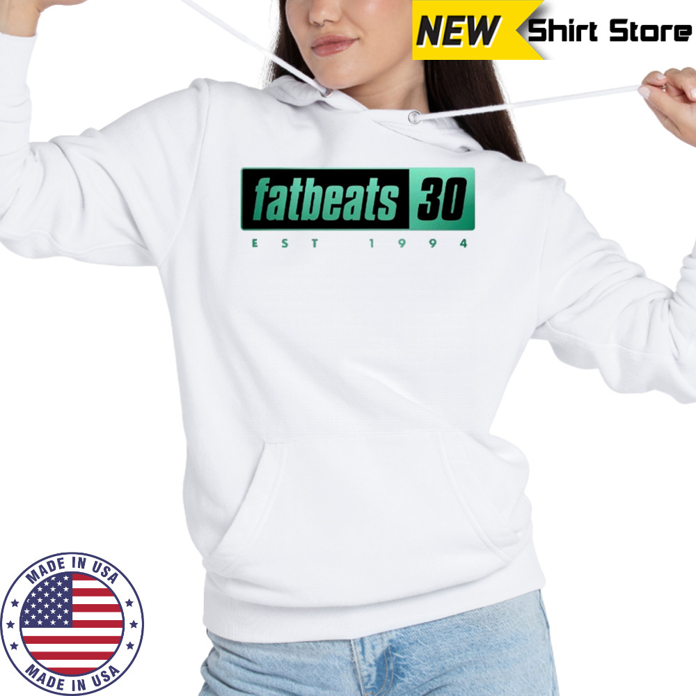 Fat Beats 30th Logo T-Shirt Hoodie