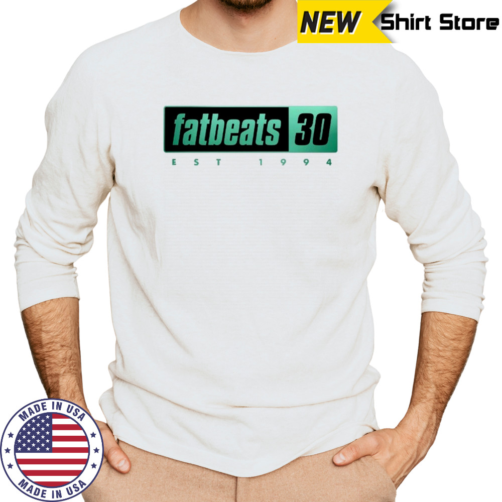 Fat Beats 30th Logo T-Shirt Long Sleeved