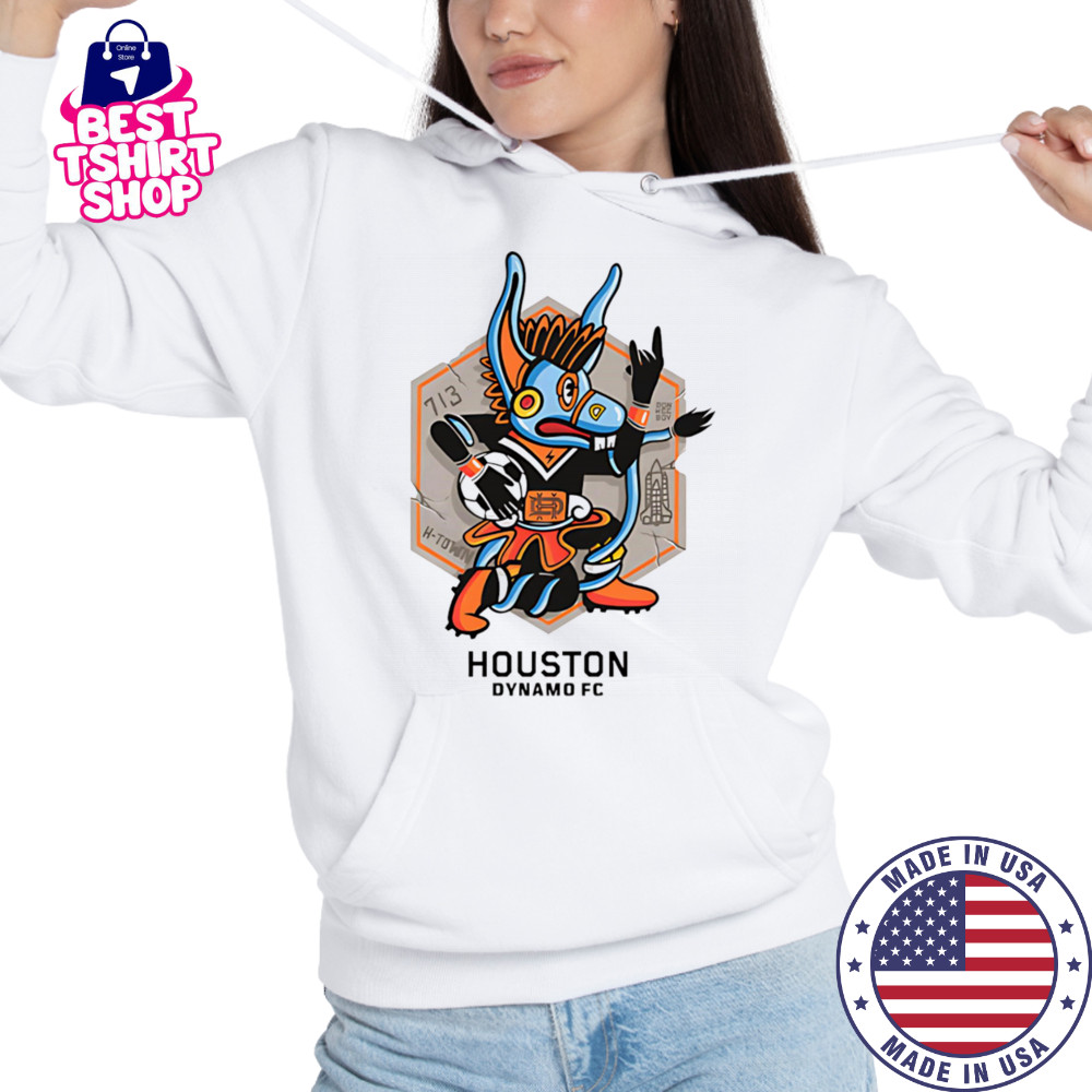Houston Dynamo FC x Free Walls H-Town Collection Hexagon shirt Hoodie