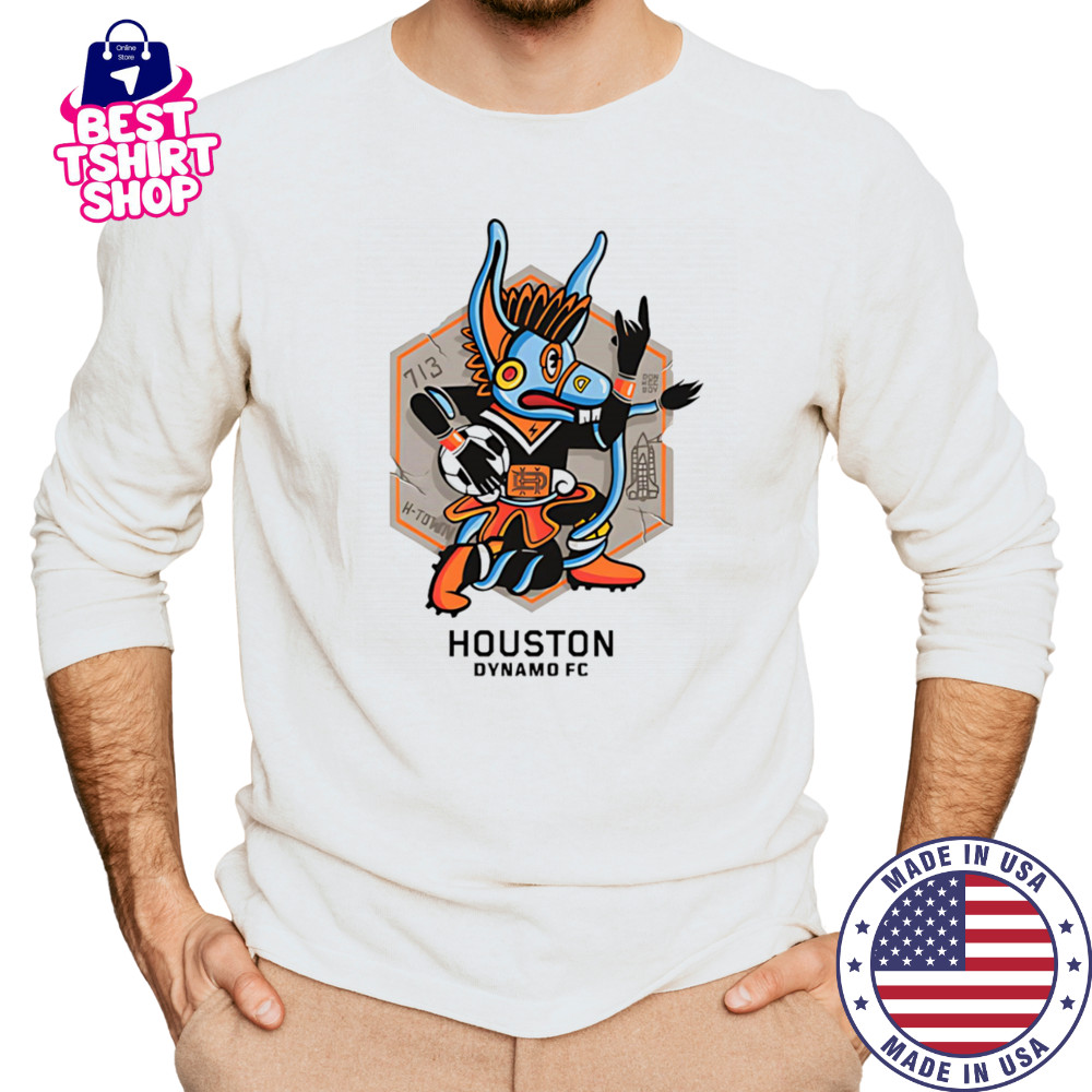 Houston Dynamo FC x Free Walls H-Town Collection Hexagon shirt Long Sleeved